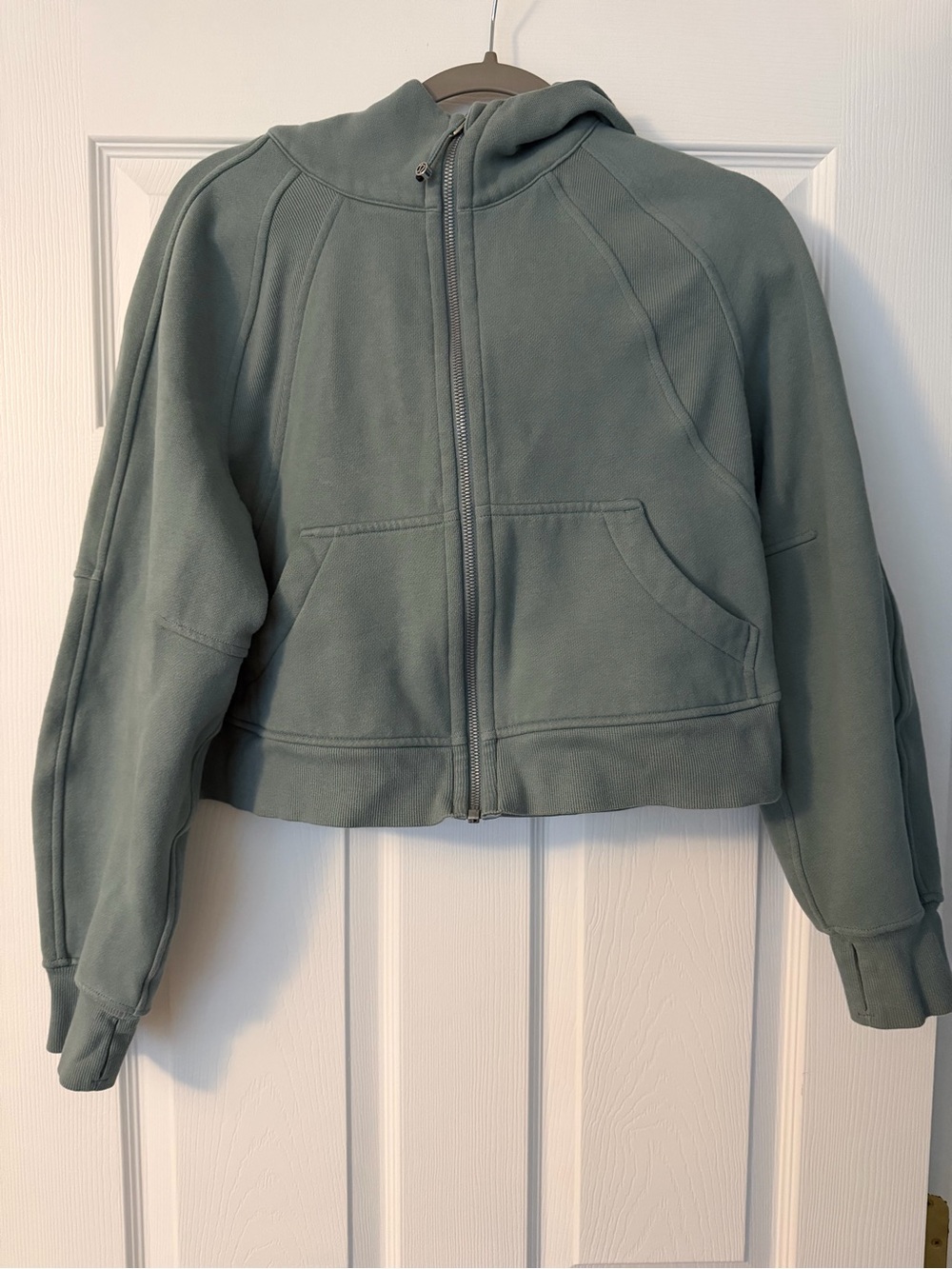 lululemon athletica Scuba Full Zip Hoodie in Sage